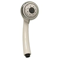 Waxman 8683800 6-Spray Hydrospin Handheld Showerhead, White