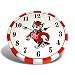 NCAA North Carolina State Wolfpack 9" Wood Clock