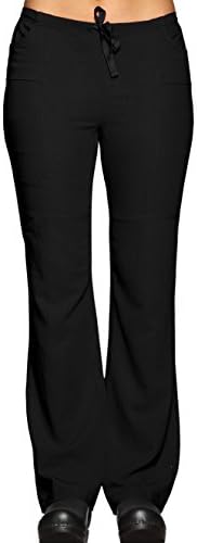 Crush Scrubs ''HOTSTUFF' Half Elastic Cargo Pants' Scrub Bottoms Black 2XL