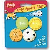 PetSet KITTY SPORTS STAR BALLS Cat Toy