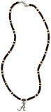 Alabama Crimson Tide Mens Wood Bead Necklace (Alternate Color)