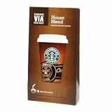 Starbucks Coffee Via Instant Coffee, House Blend, 8 ea