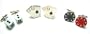 Las Vegas Cufflink Set : 3 Pairs (Dice, Aces & Poker Chips) Cufflinks w/ Gift Boxes