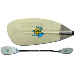 AT Paddles Carbon AT4 Play Bent Shaft Whitewater Kayak Paddle