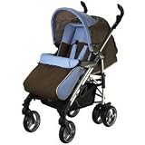MiaModa Libero Stroller - Brown/ Purple