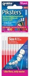 Piksters Interdental Brush Size 4 (100 Pack)