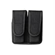 Bianchi - 7302H AccuMold Double Magazine Pouch - Velcro Closure, by Bianchi - Size 2, Black -