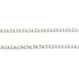 新宿銀の蔵 シルバーあずきチェーン　幅1.3mm(38～45cm)