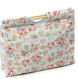 Craft Bag Rose On Blue - Sewing Storage Gift Idea!