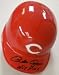 Pete Rose Autographed Cincinnati Reds Mini Batting Helmet with 