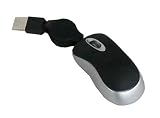 Dekcell USB Mini Optical Mouse with Retractable Cable