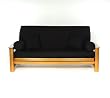 Royal Heritage Home Black Full Size Futon Cover
