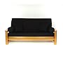 Royal Heritage Home Black Full Size Futon Cover