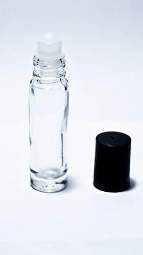 5 1/3 Oz. Clear Glass Roll-on Bottles