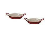 Staub �Z���~�b�N�~�j�f�B�b�V���I�[�o�� 15cm ���b�h 2pcs 40509-438(1731503)