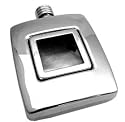 5 Oz Window Flask - Stainless Steel - New in Gift Box!
