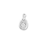 Sterling Silver April Mother and Child® Birthstone Charm