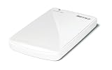 BUFFALO 外付けSSD ポータブルストレージ128GB ホワイト SHD-PE128G-WHの画像