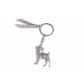 Gift Company Mops, Schl�sselanh�nger 72639 Silber Matt Farben