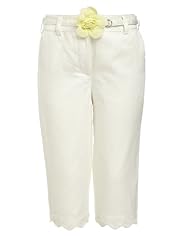 Autograph Pure Cotton Belted Cropped Trousers