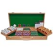 500 Tri Color Ace/King 14 gram Chips w/Genuine Oak Case