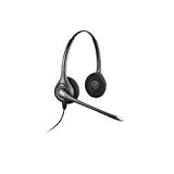 :Plantronics, SupraPlus HW261N/A Wideband Binaural Noise Cancelling Headset (Black)