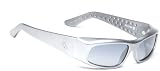 Spy Optic MC Dark Chrome Frame/Blue Fade Silver Flash Lens Sunglasses