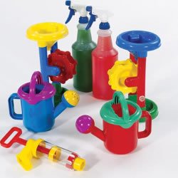 Spray, Sprinkle, Pump and pour water in September