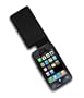 PDO Flipp Premium Leather Case for Apple iPhone 3G and 3GS-Color Black