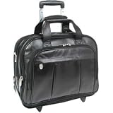 McKlein Damen - Detachable Wheeled Computer Case - Fits 17in Screen in Black