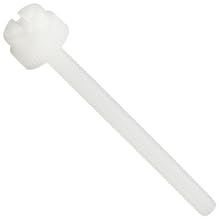 Nylon 6/6 Thumb Screw, Knurled Head, Slotted Drive (Metric)