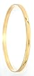 Gorgeous 24K Gold Layered GL Yellow Gold Diamond Cut Bangle Bracelet ~ YOU CHOOSE SIZE (BNB35)
