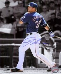 Hamilton, Josh (Texas Rangers) Autographed/Hand Signed 8x10 Photo Photo