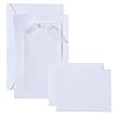 Triple Debossed Border Invitation Kit with Vellum and Ribbon Accents