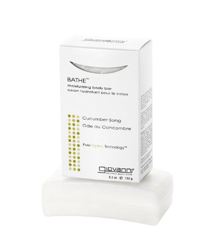 Giovanni Bathe Bar Soap, Cucumber Song, 5-Ounce (Pack of 2)