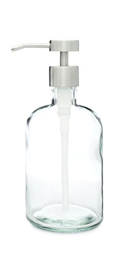 Recycled Glass Soap Dispenser with Fuente Stainless Steel Pump