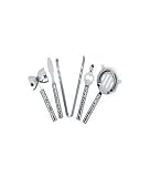 Review Trudeau  / Hammered Steel 5 Piece Bar Set by Trudeau
