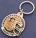 New Orleans Saints Pewter Keychain