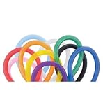Qualatex 260Q Assorted Tying Balloons (250 ct) - Mandarin Orange, Pink, Pastel Blue, White, Emerald Green, Saphire Blue, Quartz Purple, Ruby Red, Citrine Yellow, & Onyx Black.