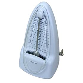 【クリックで詳細表示】SEIKO セイコー 振り子メトロノーム スタンダード ピュアホワイト SPM320W： 楽器