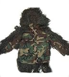 Sniper Ghillie Suit Jacket Woodland Small