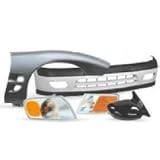 Chevy Gmc Trucks Chev P U W O Sports W O Tow Hooks 1988-2002 Front Air Deflector by Am-autoparts