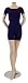 Extensions by Trienawear TR3062-C Short Sleeve Biketard Cotton Spandex