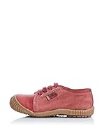 PEKIS Zapatillas Lona Tintada (Rojo)