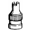 Plews/Lubrimatic 38-600-4 Tire Valve Cap