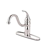 Kingston Brass KB1571GLLS Georgian 8-Inch Kitchen Faucet without Sprayer, Polished Chrome by Kingsto