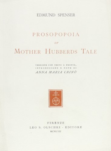 Prosopopoia, or Mother Hubberds Tale