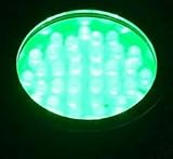 36 green led submersible light