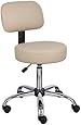 Boss Beige Caressoft Medical Stool W/Back Beige