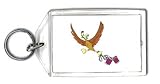 Keychain with plastic, caught, can, holder, environment, bird